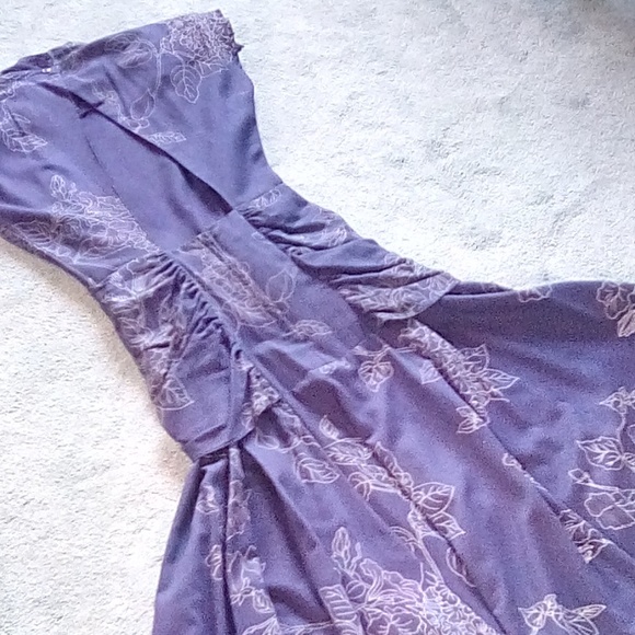 Beautiful Navy Blue Dress by PEA PATCH - Picture 4 of 6